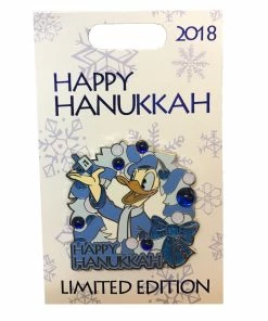 Disney Holiday Pin - 2018 Happy Hanukkah - Donald Duck