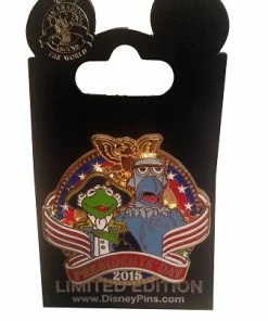 Disney Presidents Day Pin - 2015 Kermit The Frog And Sam The Eagle