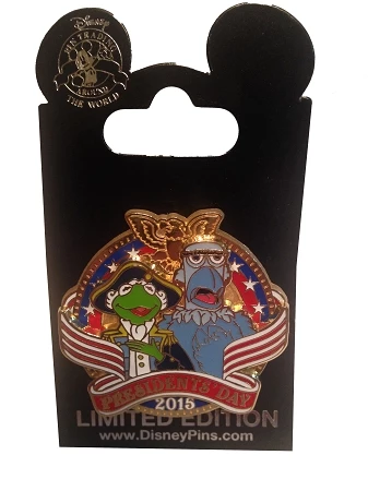 Disney Presidents Day Pin - 2015 Kermit The Frog And Sam The Eagle 3 Disney Presidents Day Pin - 2015 Kermit The Frog And Sam The Eagle