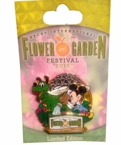 Disney Flower & Garden Festival Pin - 2015 Mickey & Pluto