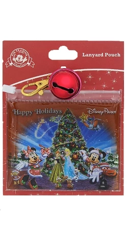 Disney Lanyard Pouch - Happy Holidays - Mickey & Friends 3 Disney Lanyard Pouch - Happy Holidays - Mickey & Friends