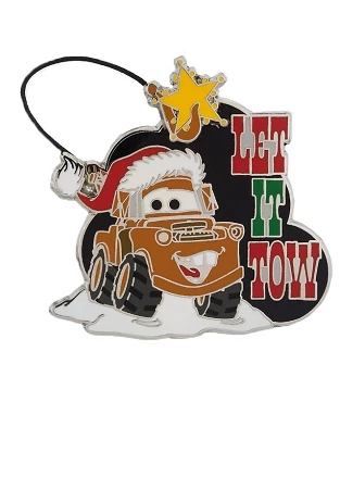 Disney Christmas Pin - Tow Mater - Let It Tow 3 Disney Christmas Pin - Tow Mater - Let It Tow