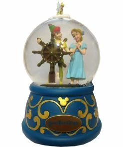Disney Musical Snow Globe - Peter Pan's Flight - Peter Pan & Wendy