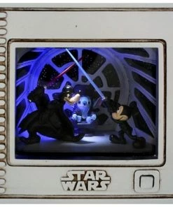 Disney Gallery Of Light - Star Wars - Jedi Mickey, Darth Goofy, Stitch