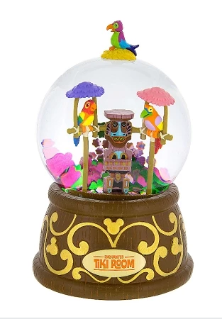 Disney Musical Snow Globe - Enchanted Tiki Room 3 Disney Musical Snow Globe - Enchanted Tiki Room