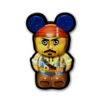 Disney Vinylmation 3D Pin - Captain Jack Sparrow 3 Disney Vinylmation 3D Pin - Captain Jack Sparrow