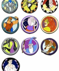 Disney Mystery Pin Set - Good Vs Evil - 2 Random