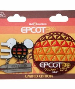 Disney Epcot Pin - 30th Anniversary Pin & Patch - Limited Edition