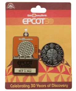 Disney Epcot 30th Anniversary Pin - Medal And Pin