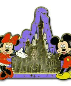 Disney Maze Pin - Mickey And Minnie Castle