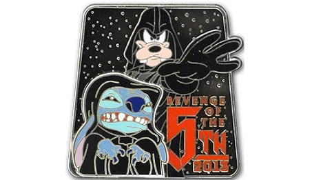 Disney Star Wars Pin - Revenge Of The 5th - Stitch And Goofy - LE 3 Disney Star Wars Pin - Revenge Of The 5th - Stitch And Goofy - LE