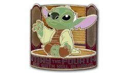 Disney Star Wars Pin - May The Fourth - Stitch Jedi Master Yoda - LE