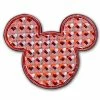 Disney Mickey Mouse Logo Pin - Shining Red Cubes