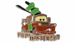 Disney Pixar Cars Pin - Tow Mater - Who Backfired?