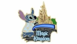 Disney Passholder Pin - 2014 Magic Kingdom Puzzle Pin - Stitch