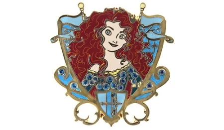 Disney Princess Pin - Merida Jeweled Pin 3 Disney Princess Pin - Merida Jeweled Pin