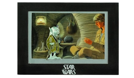 Disney Star Wars Weekends - 2014 Jumbo Yoda Pin With Mini-Print 3 Disney Star Wars Weekends - 2014 Jumbo Yoda Pin With Mini-Print