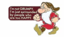 Disney Grumpy Pin - Grumpy - I'm Not Grumpy