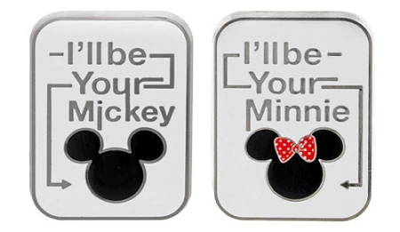 Disney Mickey Pin Set - I’ll Be Your Mickey And I’ll Be Your Minnie 3 Disney Mickey Pin Set - I’ll Be Your Mickey And I’ll Be Your Minnie