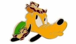 Disney Pluto Pin - Pluto With Chip & Dale