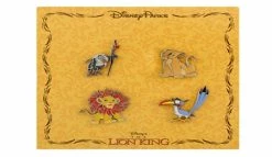 Disney Booster Pin Set - Lion King - Nala Zazu Simba And Rafiki