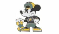 Disney Mickey Mouse Pin - Skateboard Mickey