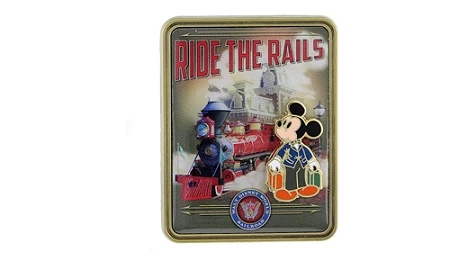 Disney Mickey Pin - Ride The Rails Conductor Mickey 3 Disney Mickey Pin - Ride The Rails Conductor Mickey