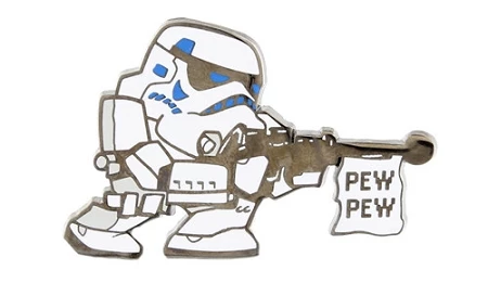 Disney Star Wars Pin - Storm Trooper - Pew Pew 3 Disney Star Wars Pin - Storm Trooper - Pew Pew