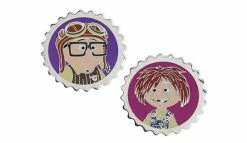 Disney Pixar's UP Pin - Carl And Ellie As Kids