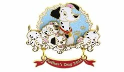 Disney Father's Day Pin - 2014 - Pongo With Puppies