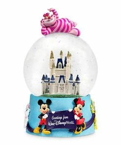 Disney Musical Snow Globe - Cinderella Castle - Mickey Mouse And Friends