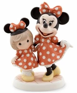 Disney Precious Moments Figurine - Minnie Mouse And Girl - Minnie & Me