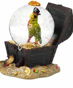 Disney Snow Globe - Pirates Of The Caribbean Parrot