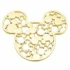 Disney Mickey Mouse Pin - Gold Filigree Icon