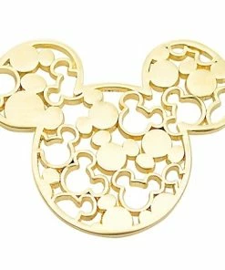 Disney Mickey Mouse Pin - Gold Filigree Icon