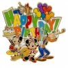 Disney Happy Birthday Pin - Mickey Mouse And Friends -Pins Shop 7511002529710
