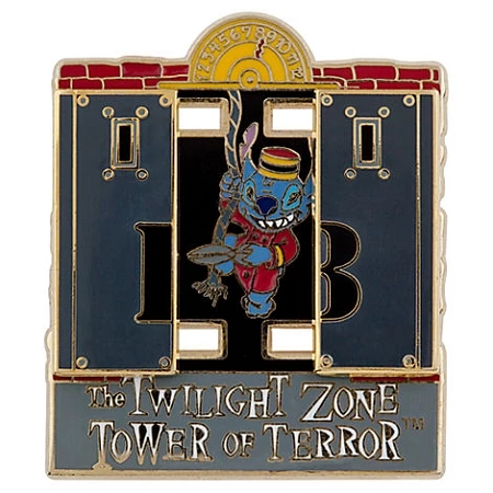 Disney Stitch Pin - Twilight Zone Tower Of Terror 3 Disney Stitch Pin - Twilight Zone Tower Of Terror