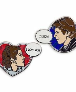 Disney Star Wars Pin - Han Solo And Princess Leia - 2 Pins