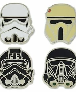 Disney Star Wars Pin Set - Stormtrooper Helmet - Set Of 4