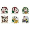 Disney Christmas Mini Pin Set - Santa Mickey And Friends - Set Of 6