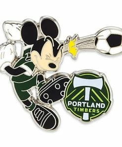 Disney Major League Soccer Pin - Mickey Mouse - Portland Timbers