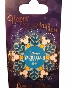 Disney Holidays Resort Pin - 2014 Yacht Club Resort