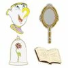Disney Pin Booster Set - Beauty And The Beast Flair - 4 Pins