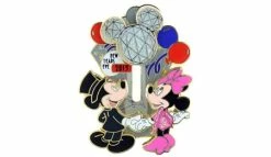 Disney New Years Eve Pin - Mickey And Minnie Mouse Icon Ball Slider