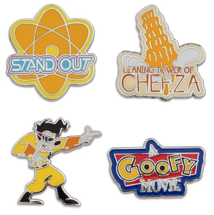 Disney Pin Set - Goofy Movie - 4 Pins 3 Disney Pin Set - Goofy Movie - 4 Pins