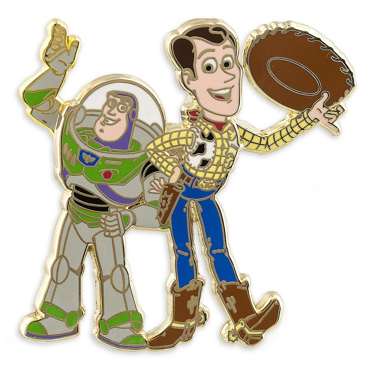 Disney Toy Story Pin - Woody And Buzz Lightyear 3 Disney Toy Story Pin - Woody And Buzz Lightyear
