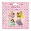 Disney Pin Booster Set - Disney Princess Text - 4 Pins -Pins Shop dc18h72962587