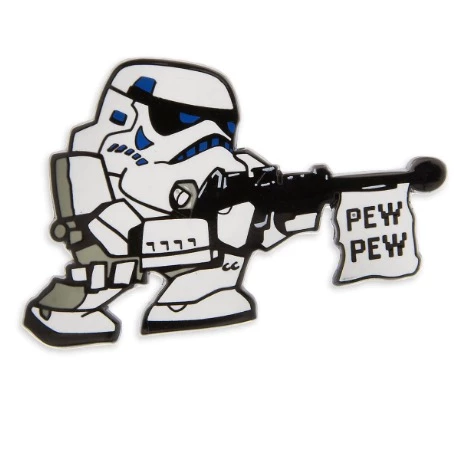 Disney Star Wars Pin - Stormtrooper - Pew Pew 3 Disney Star Wars Pin - Stormtrooper - Pew Pew