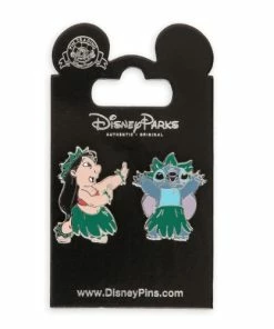 Disney Lilo & Stitch Pin Set - Lilo & Stitch Hula