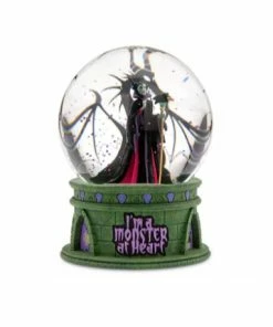 Disney Snow Globe - Maleficent - I'm A Monster At Heart - Light-Up